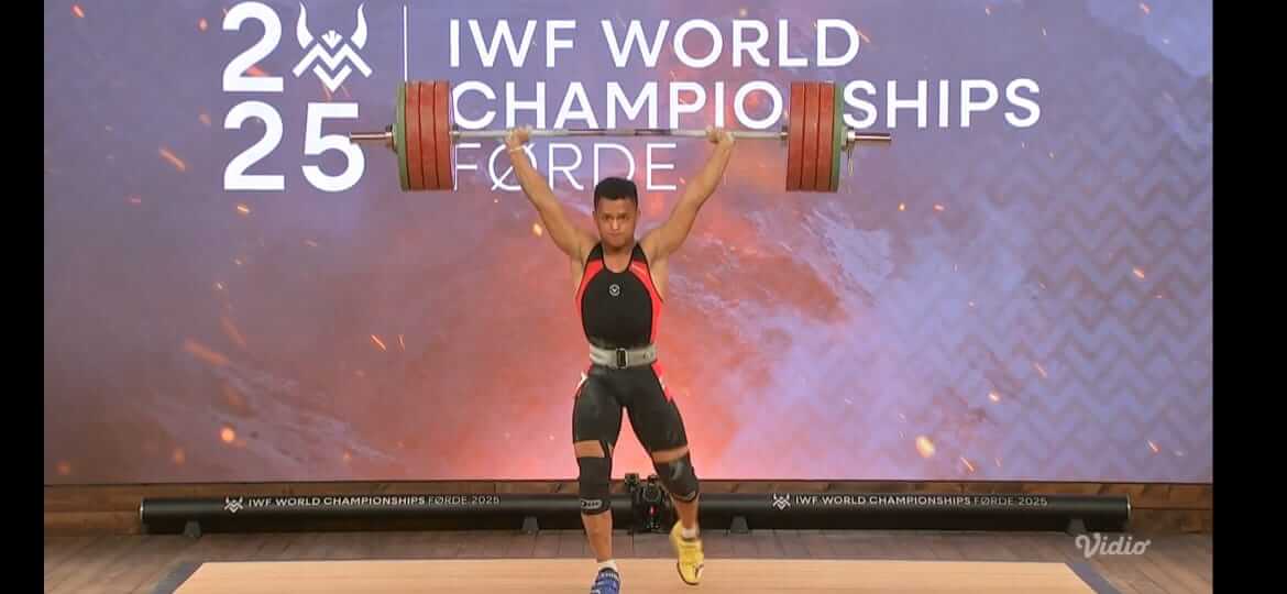 Raih Dua Medali Emas, Rizki Juniansyah Pecahkan Rekor Dunia di Norwegia