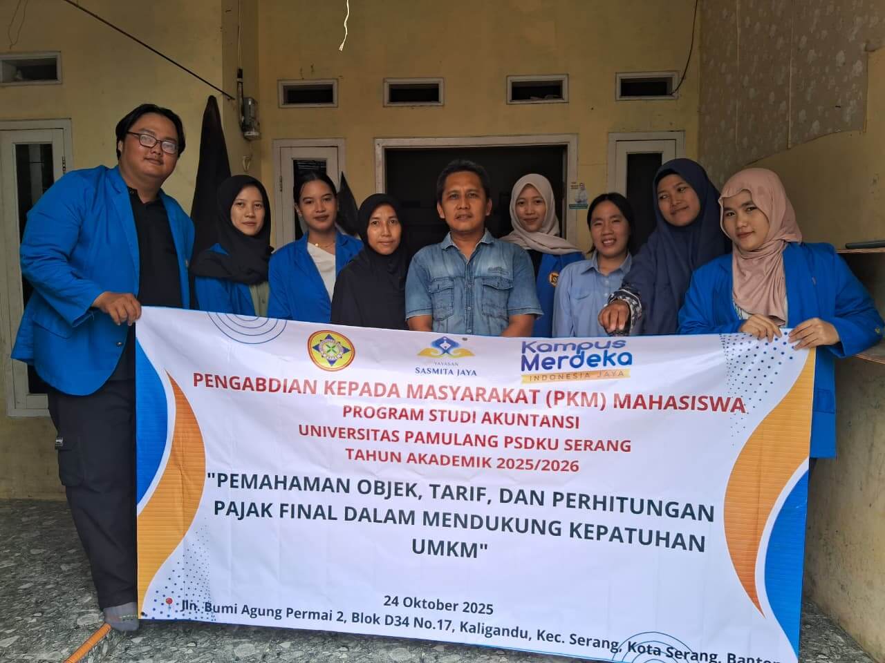 ‎Mahasiswa Akuntansi Unpam Edukasi Pelaku UMKM Kota Serang soal Pajak
