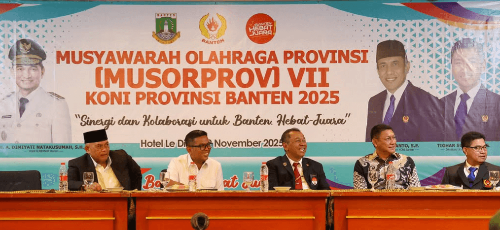 Terpilih Aklamasi, Agus Rasyid Pimpin KONI Banten Periode 2025-2029