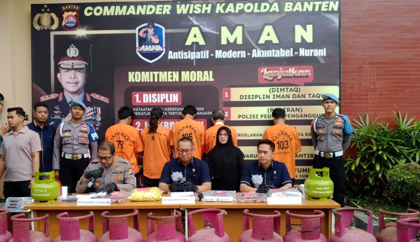 Lima Bulan Beroperasi,  Pengoplos Gas Subsidi di Tangerang Raup Cuan Rp594 Juta, Digrebek Polisi